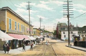 0171. Main Street from Bridge, Hyde Park, Mass.