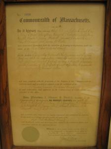 0209. Hyde Park Historical Society Incorporation Certificate