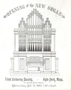 0252. First Unitarian Society New Organ Opening cover