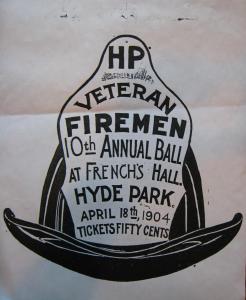 0402. HP Veteran Firemen 10th Annual Ball poster