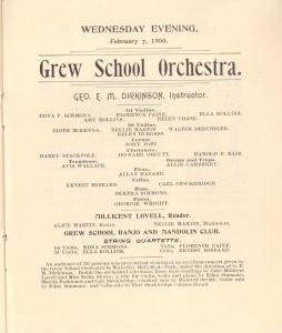 0495. Grew School Orchestra